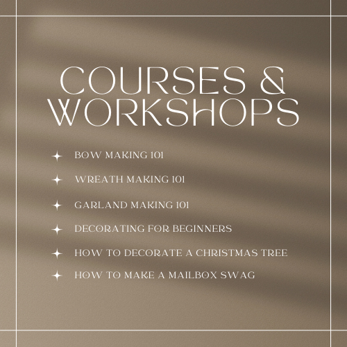 Workshops, Courses, and Digital Downloadable Tutorials