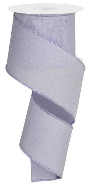 Light lavender 2.5 inch x 10 yards royal burlap wired ribbon